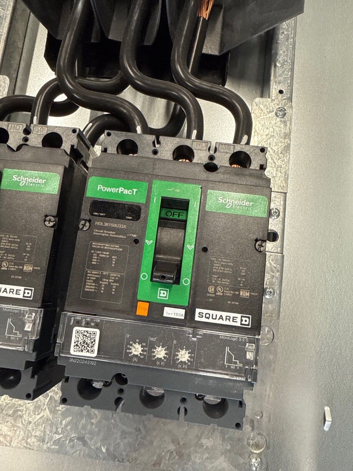 Square D NF Panelboard 400A 480Y/277V 3PH 4W 42 Cir Indoor Encl MLO HDL36150U33X P639 New