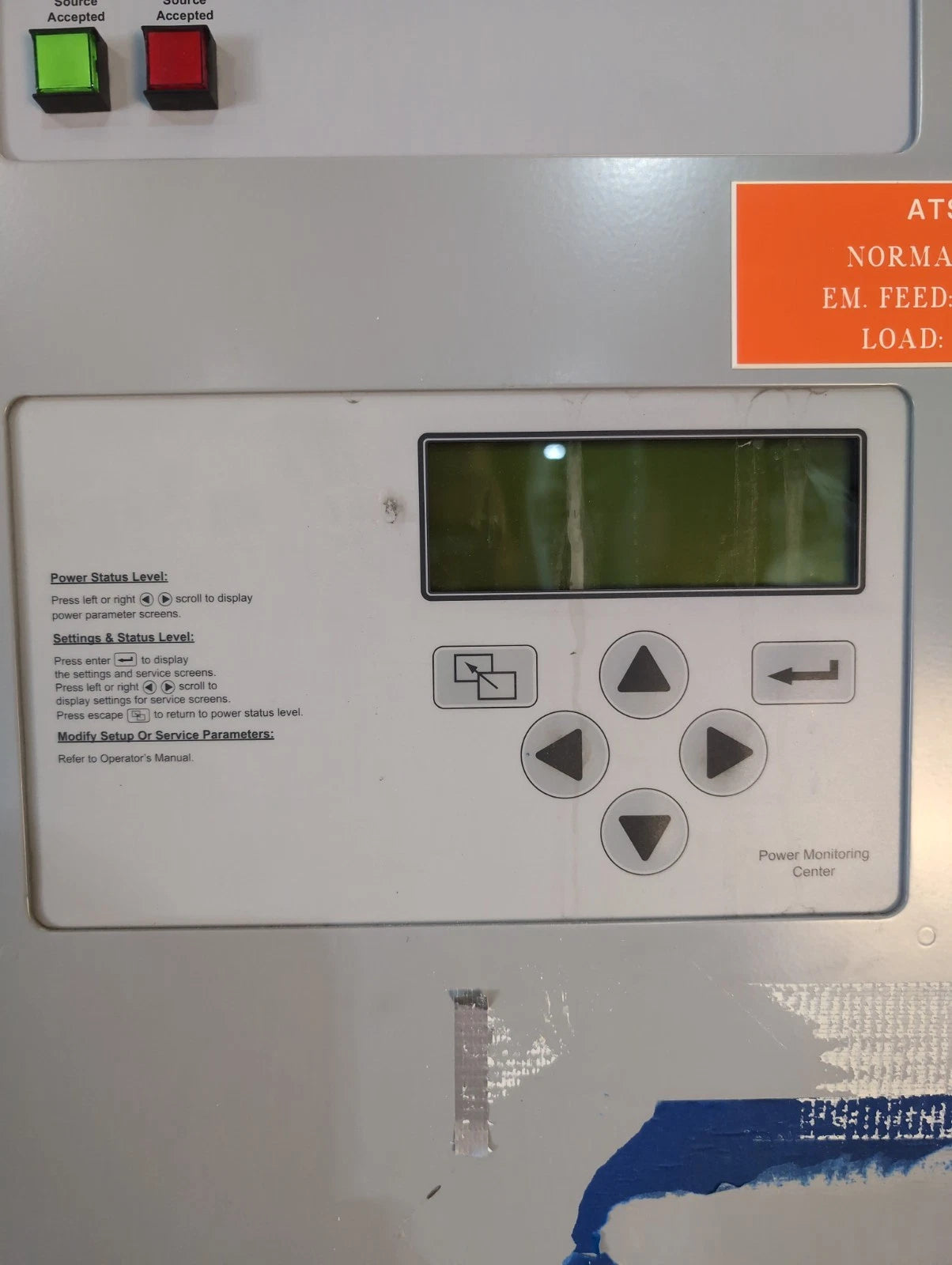 ASCO 7000 Series 1600 Amp 480V 3PH Automatic Transfer Switch G07ATSA31600N5XC Used