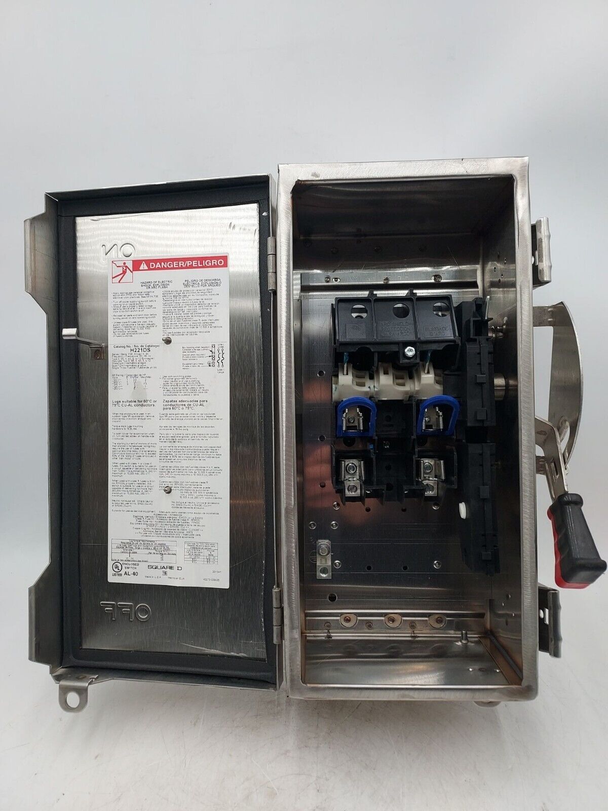 Square D H221DS Used