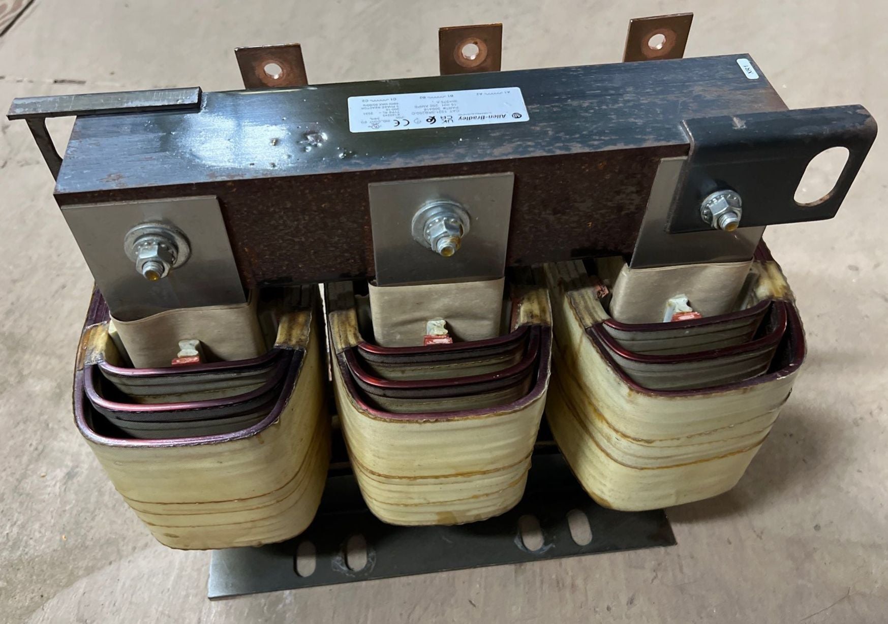 Allen Bradley 1321-3RB250-C Input Output Line Reactor 250A 200-600V 3PH 0.150MH Used