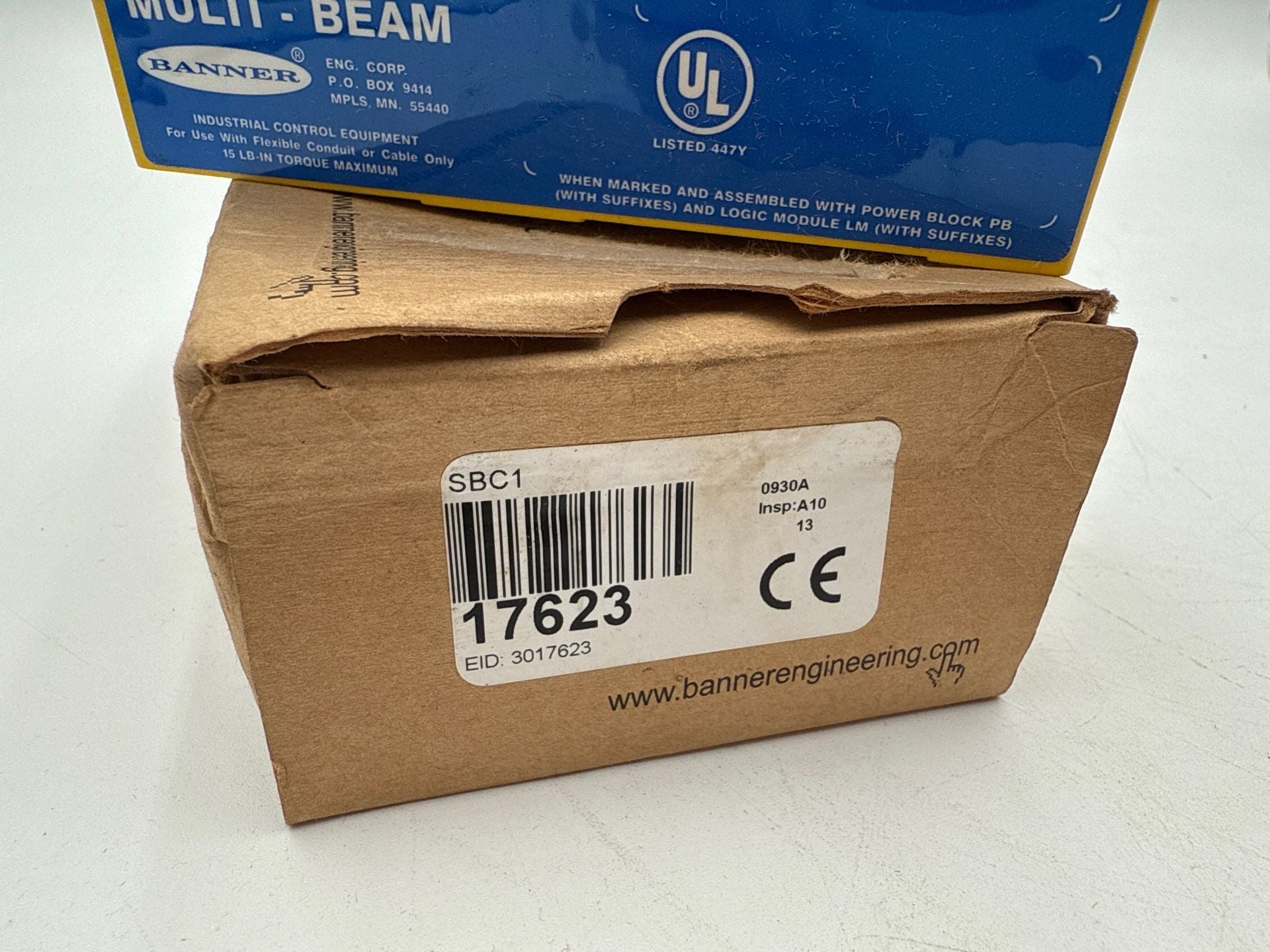 Banner Engineering SBC1 17623 Multi Beam Scanner Block New