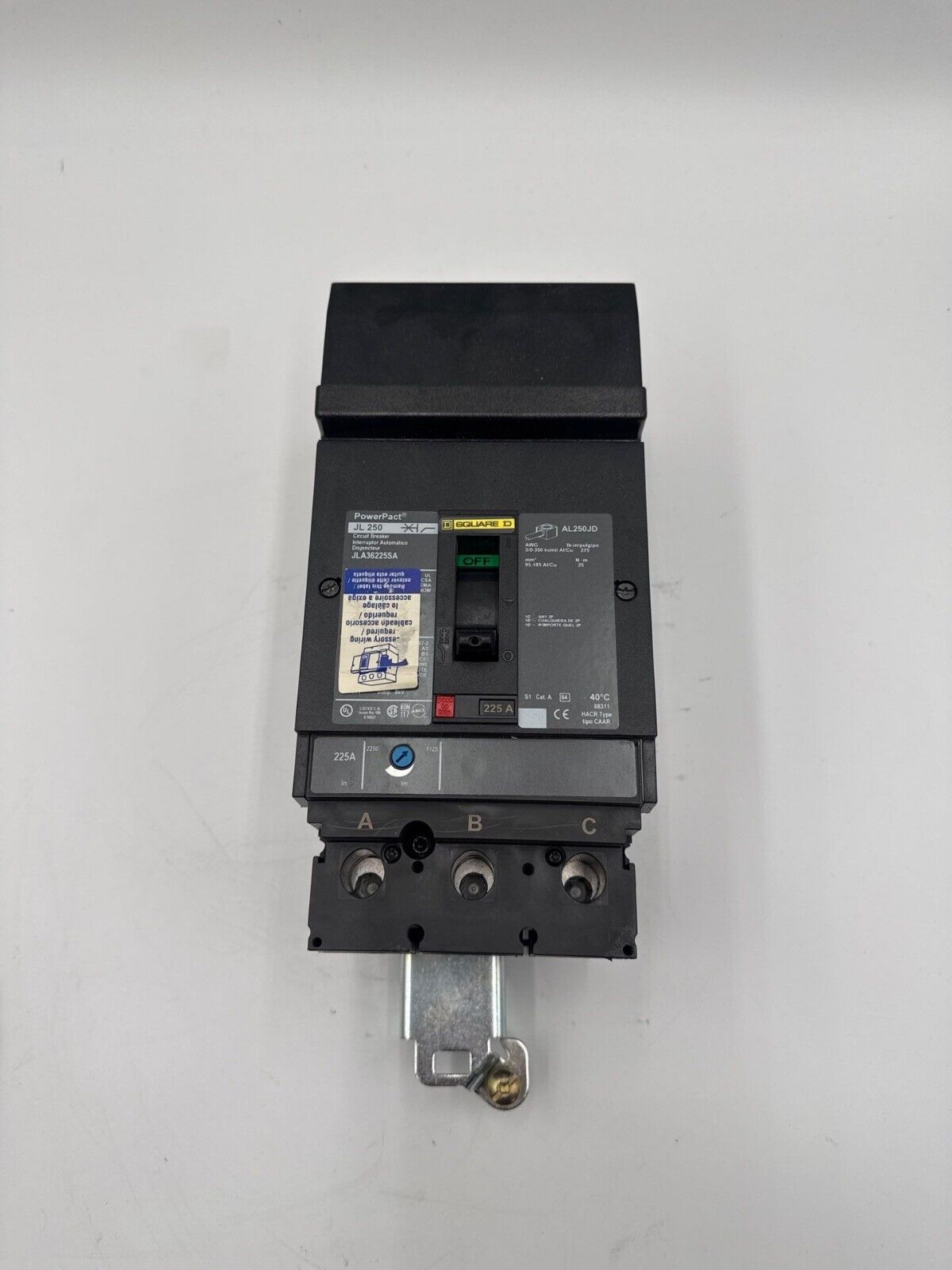 Square D JLA36225SA Used