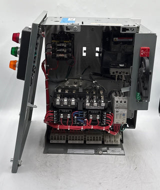Allen Bradley 2100 20" 20A MCC Combo Bucket Reversing Size 1 Starter 505-BOD23 Used
