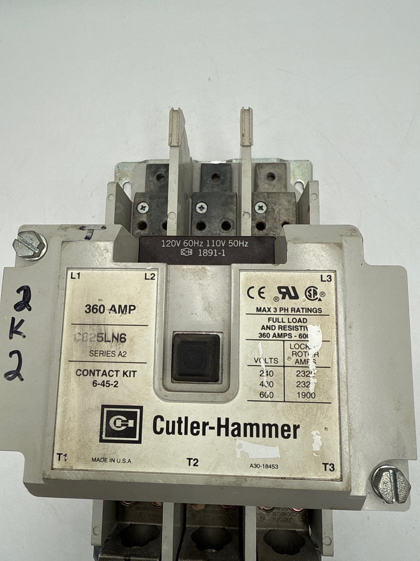 Cutler Hammer C825LN6 Used