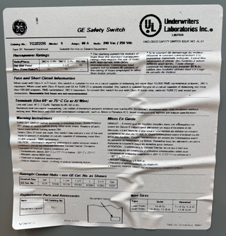 GE TG3222R Used