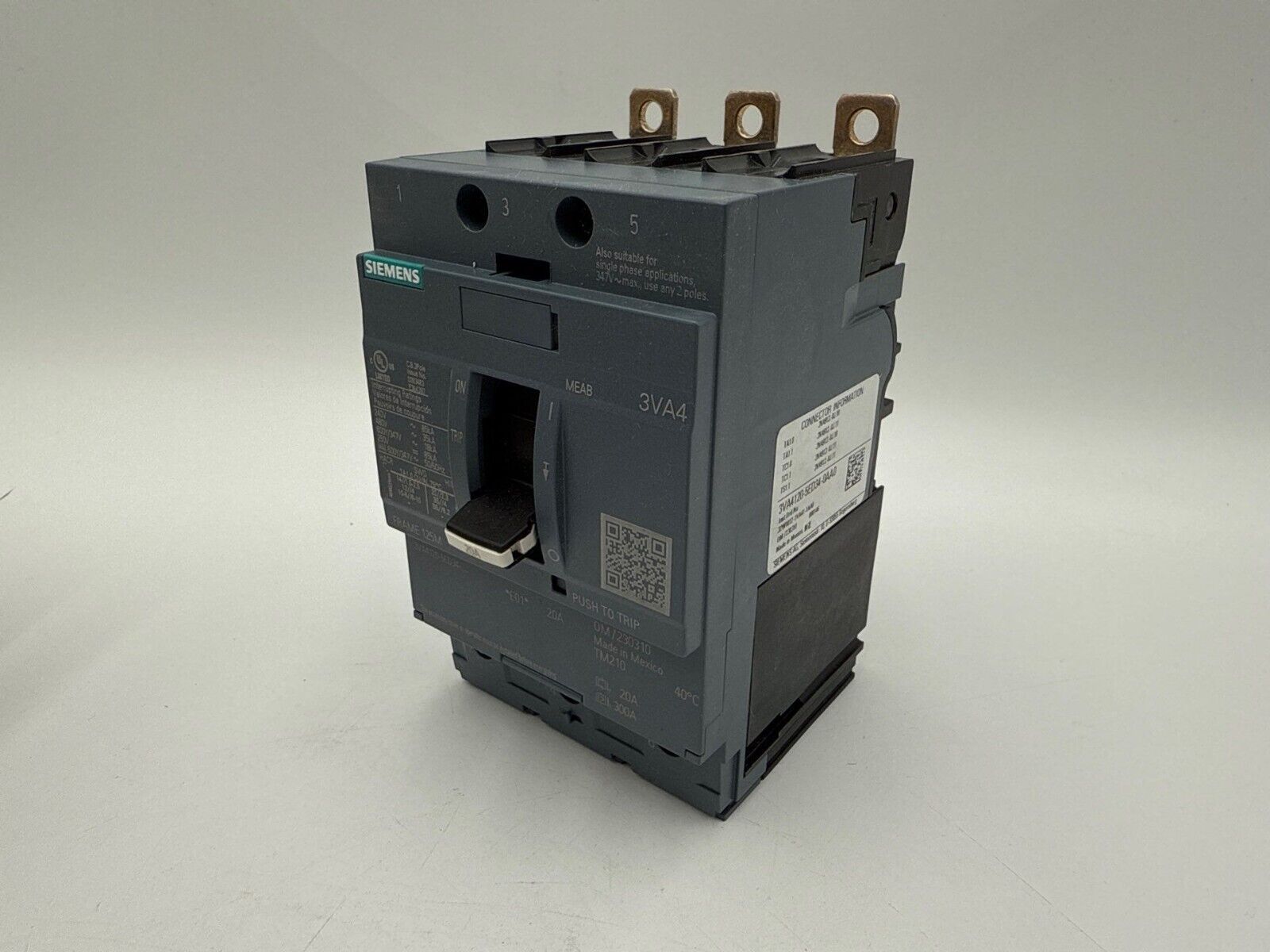 Siemens 3VA4120-5ED34-0AA0 New