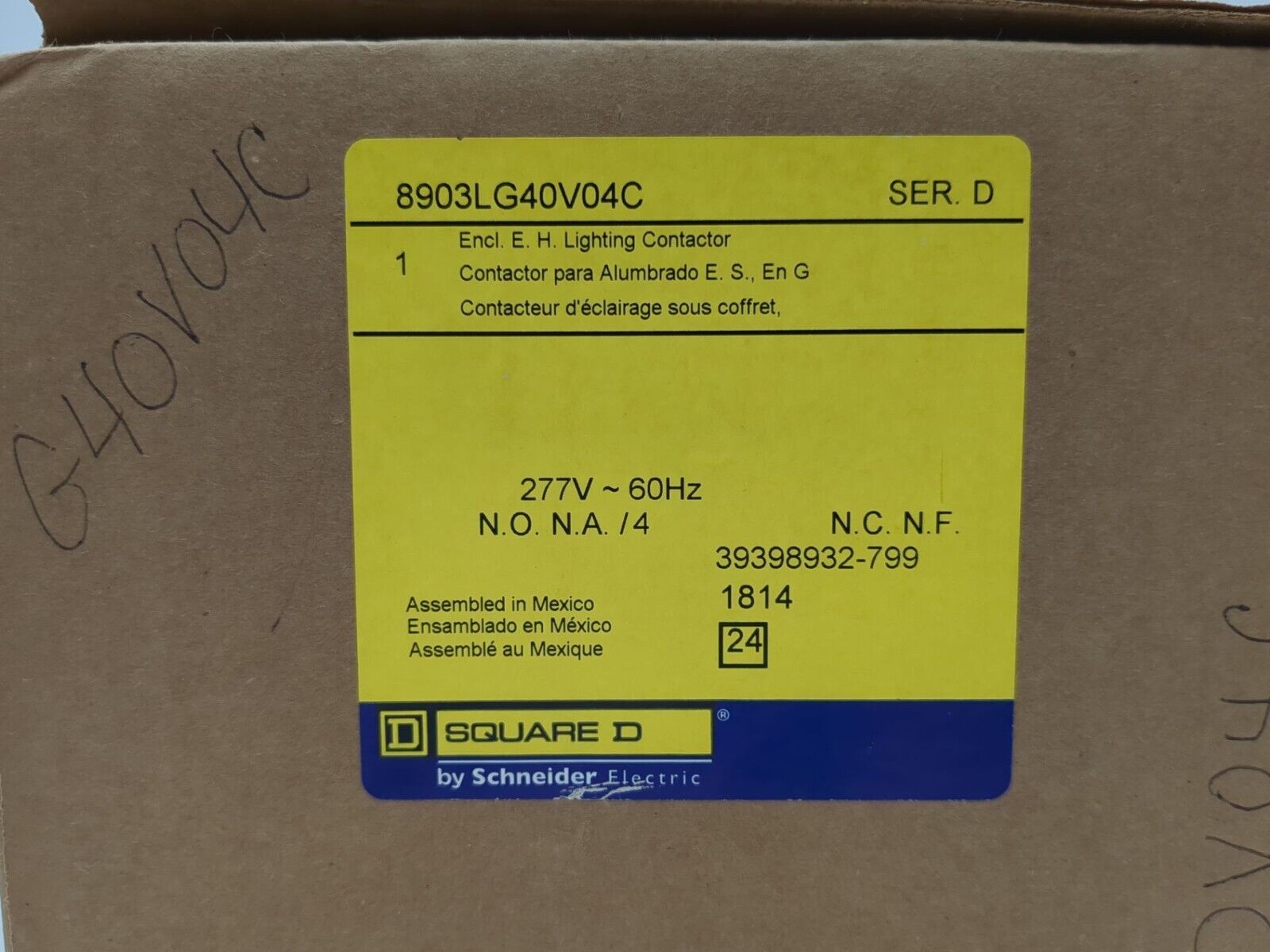 Square D 8903LG40V04C New