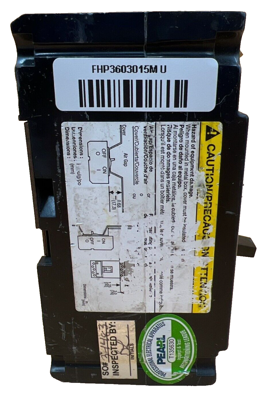 Square D FHP3603015M Used