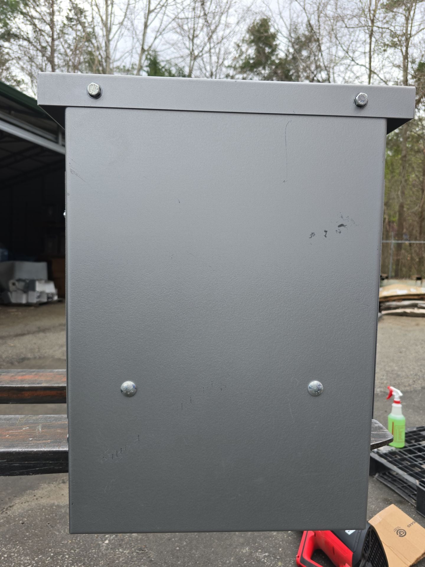 15KVA Dongan 43-15-2698SH Transformer Pri 240V Sec 480Y/277V 3PH 3R Encl Used