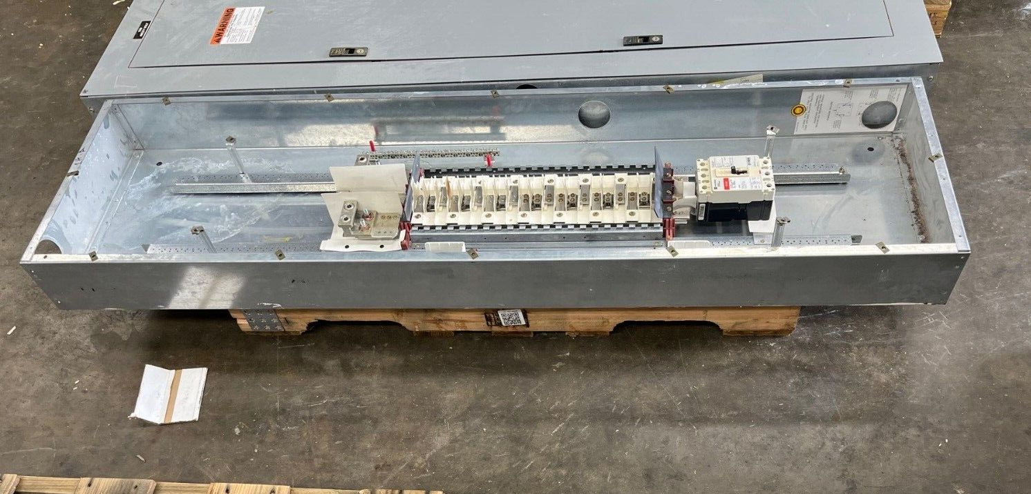 Cutler Hammer PRL2A MLO Panelboard 400A 277/480V 3PH 4W Indoor Encl 42Cir FD3225 P586 Used