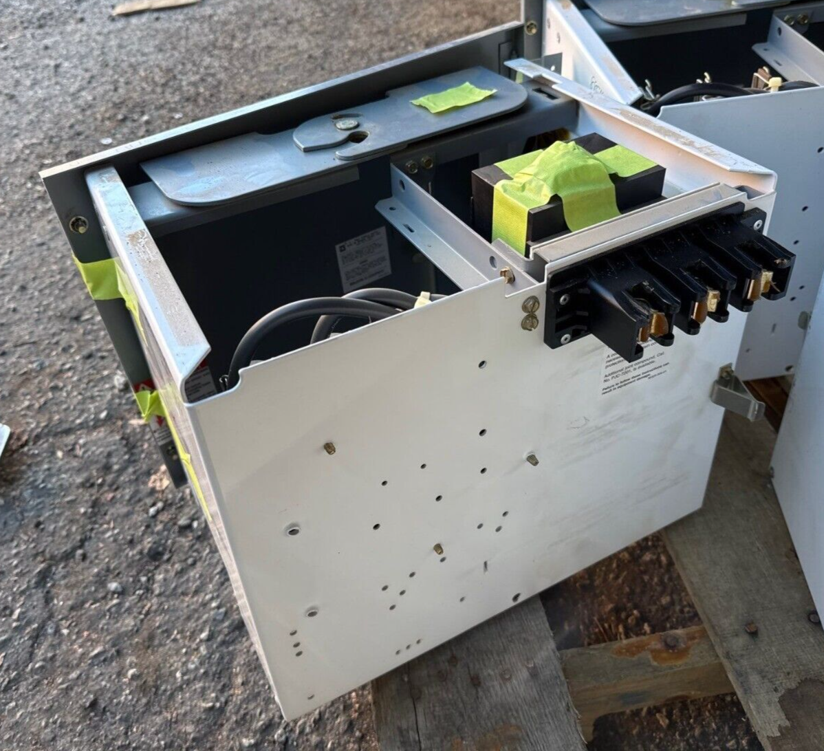 Square D Model 6 12" MCC Motor Control Center Bucket 60A 480V 3PH Fused 60 Amp Used