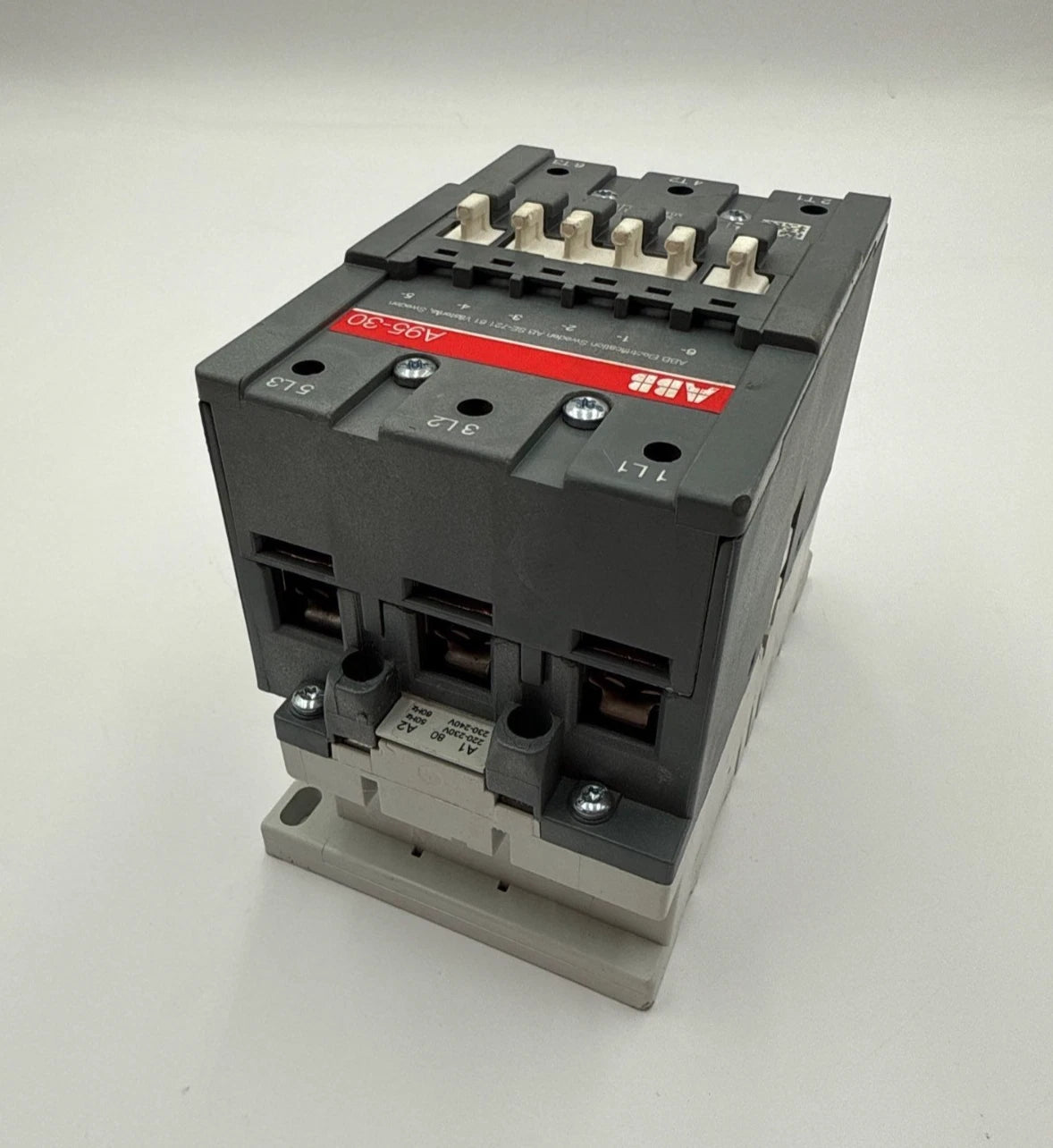 ABB A95-30 Contactor 145A 3P 600V 3PH 75HP Coil 220-230V 50Hz 230-240V 60Hz Used