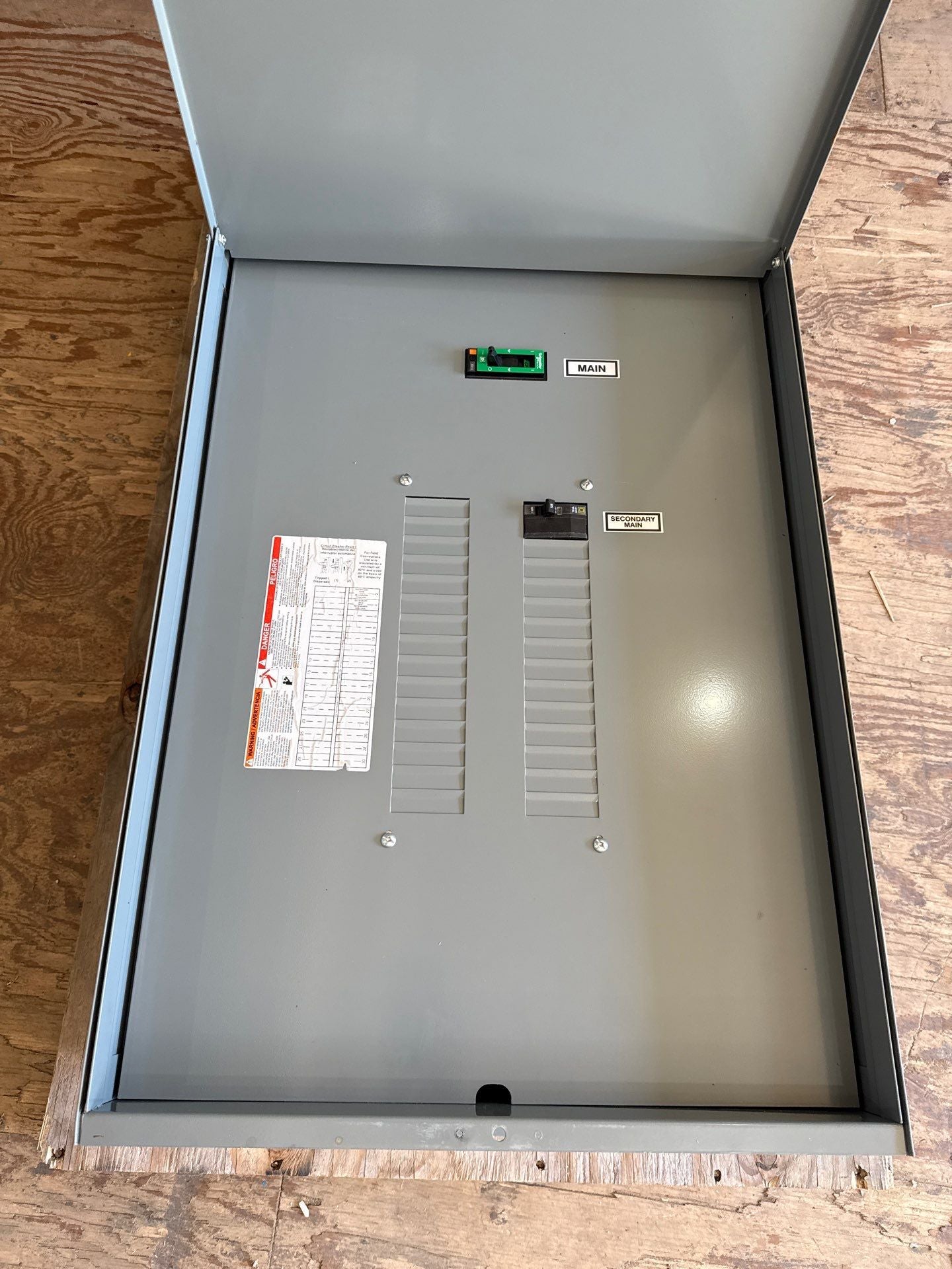 SQD MPZB25S40F Power Zone Panel Transformer 25kVA 1PH 480V 120/240V 3R Encl New