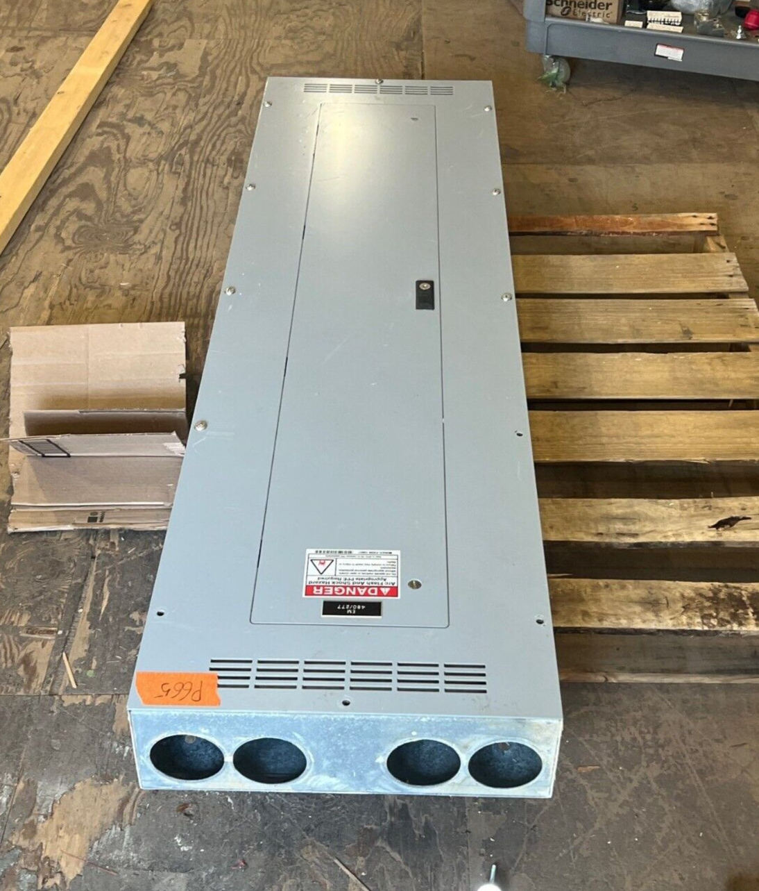 Cutler Panelboard PRL3A Panelboard 600A 480/277V 3PH 4W 42 Circuit MLO Indoor P665 Used