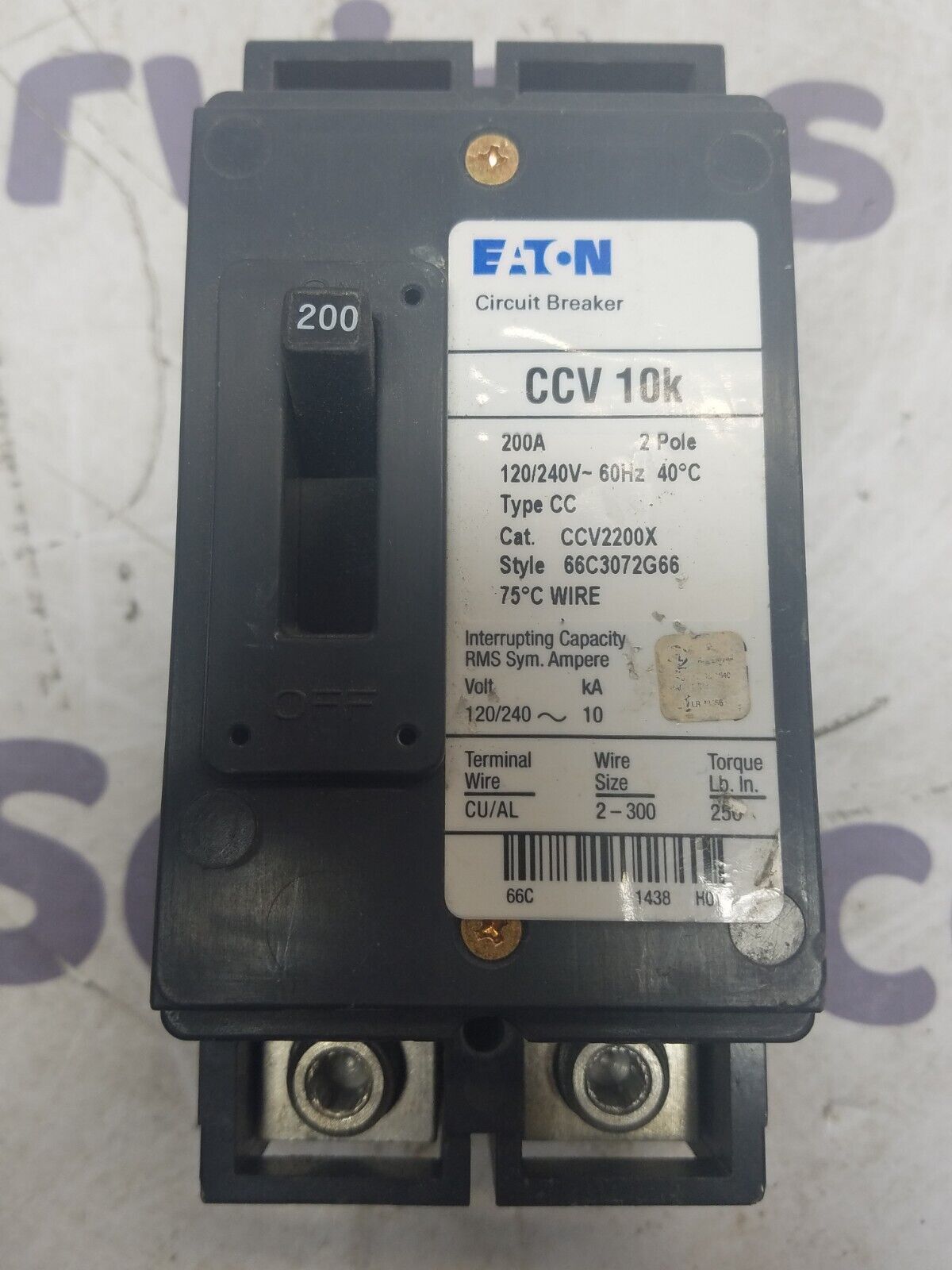 Eaton CCV2200X Used