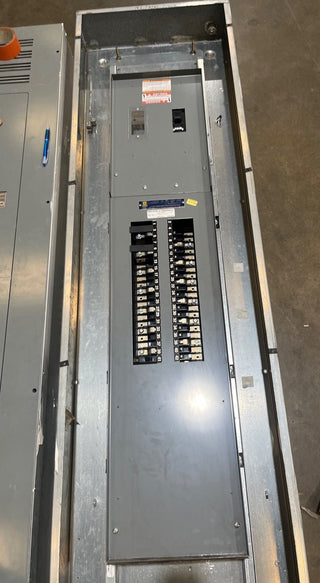 Square D NQOD442L600TFL Panelboard 600A 208/120V 3PH 42 Cir MLO Panel 600 Amp Used