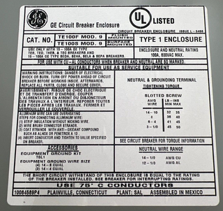 GE TE100S New
