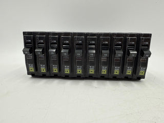 10PC Square D QO115 Plug On Circuit Breaker 15A 1P 120/240V QO 15 Amp Lot of 10 New