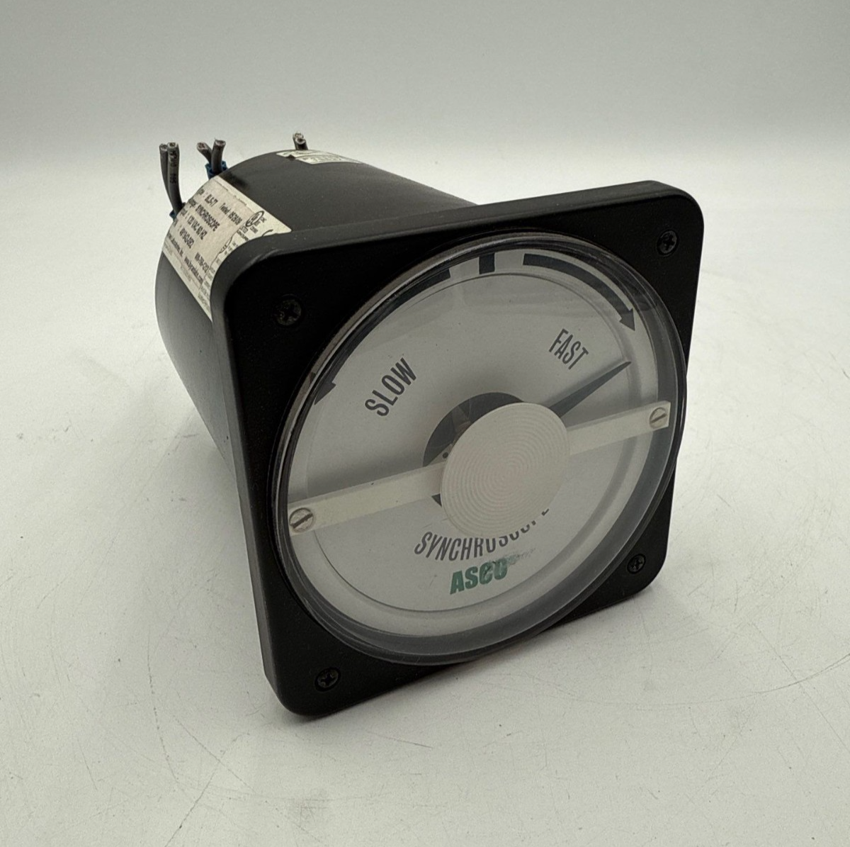 ASCO 491942-082 Synchroscope BLS-77 120VAC 60Hz Slow Fast Used