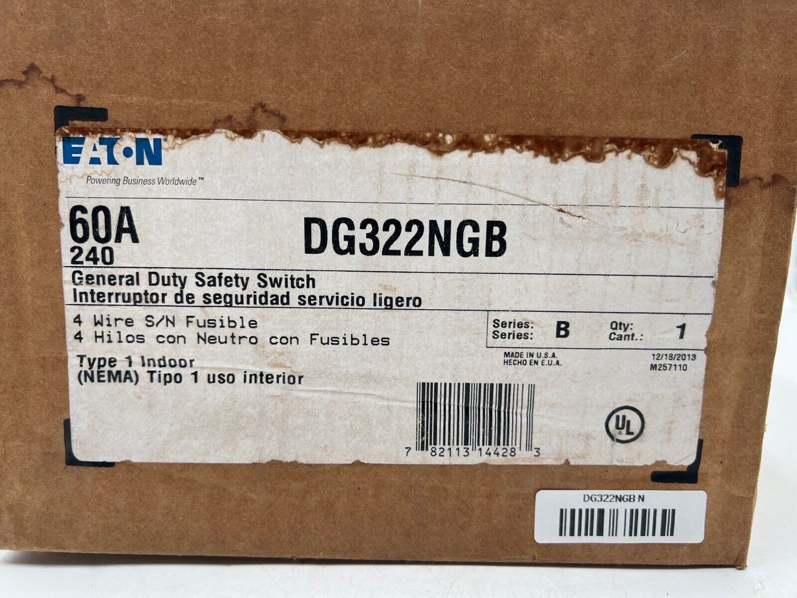 Eaton DG322NGB New