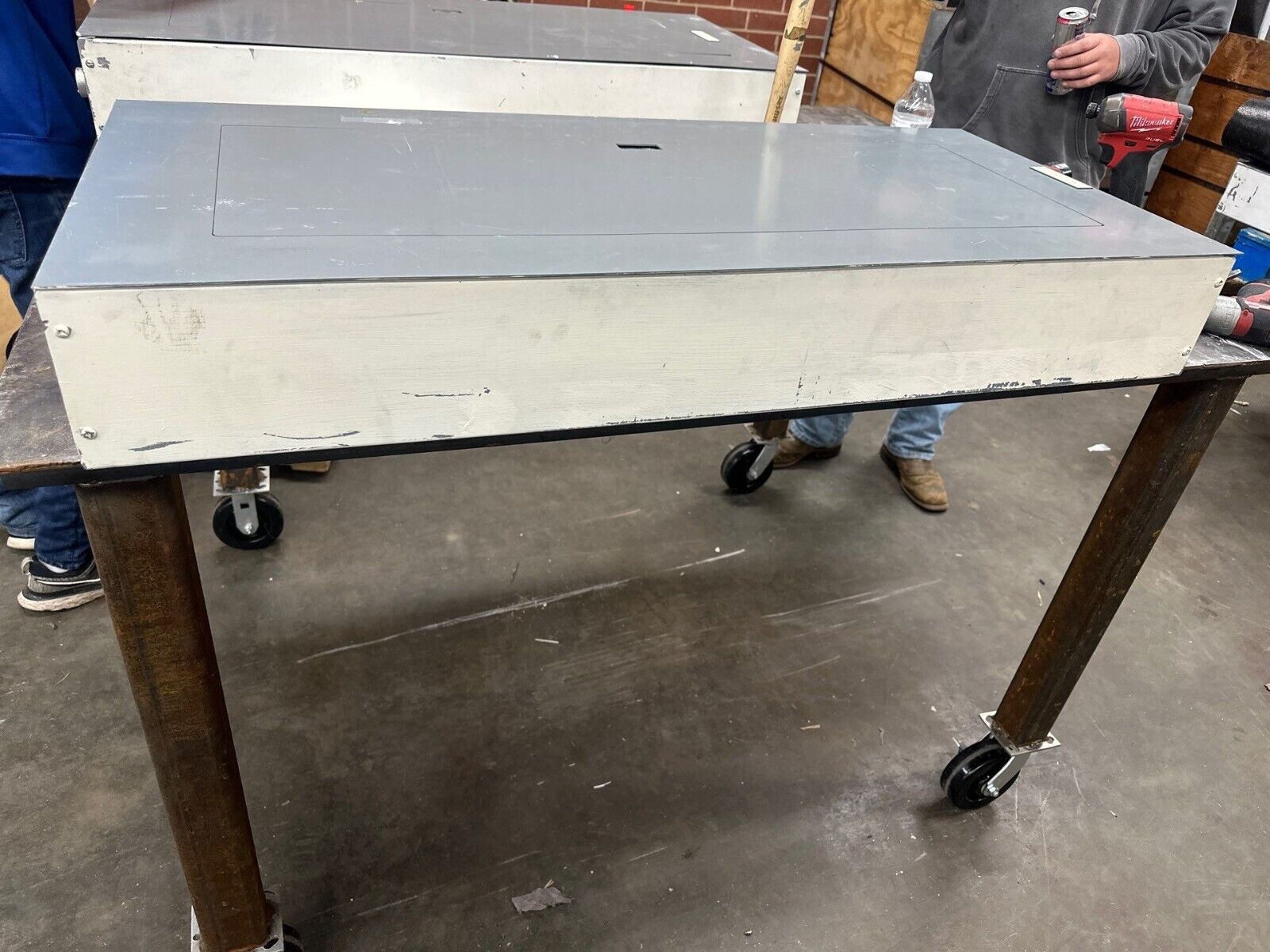 Square D NF Panelboard 250A 600Y/347V 3PH 4W 42 Circuit Indoor Encl MLO 250 Amp P346 Used