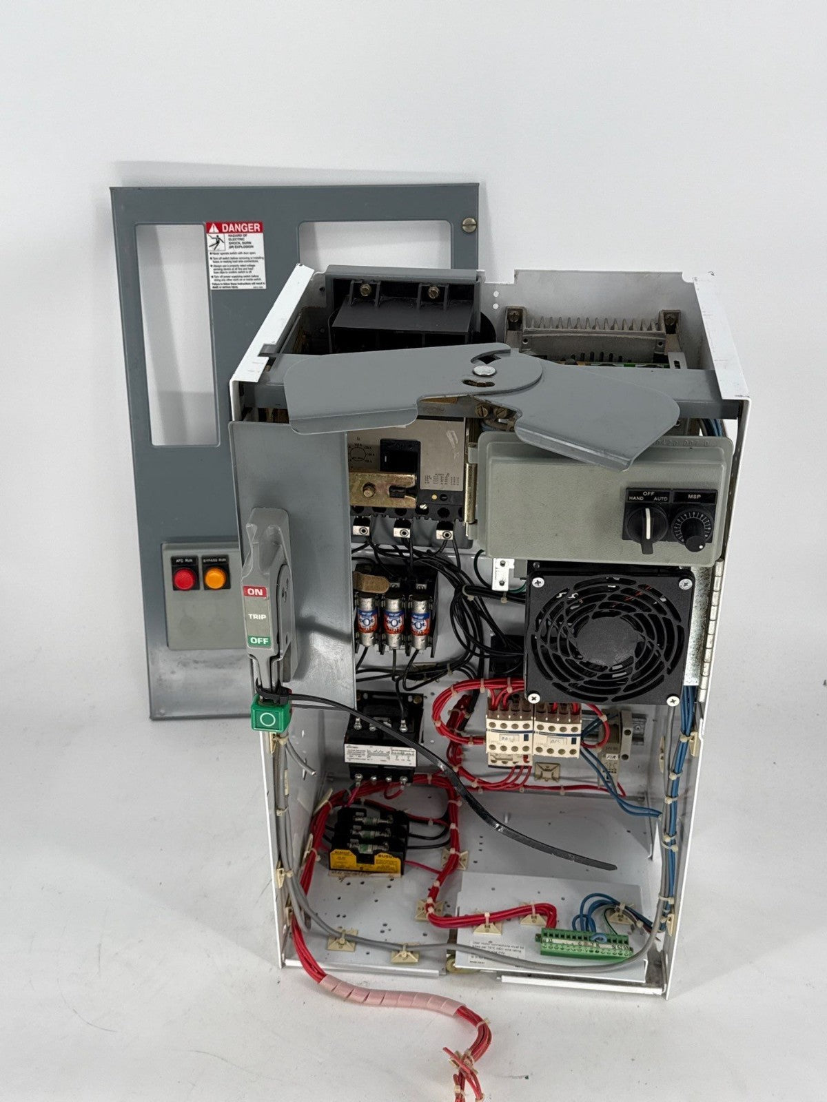 Square D Model 6 24" 15A Combo MCC Bucket FHP3601513M ATV58HU41N4Z 1HP Drive Used