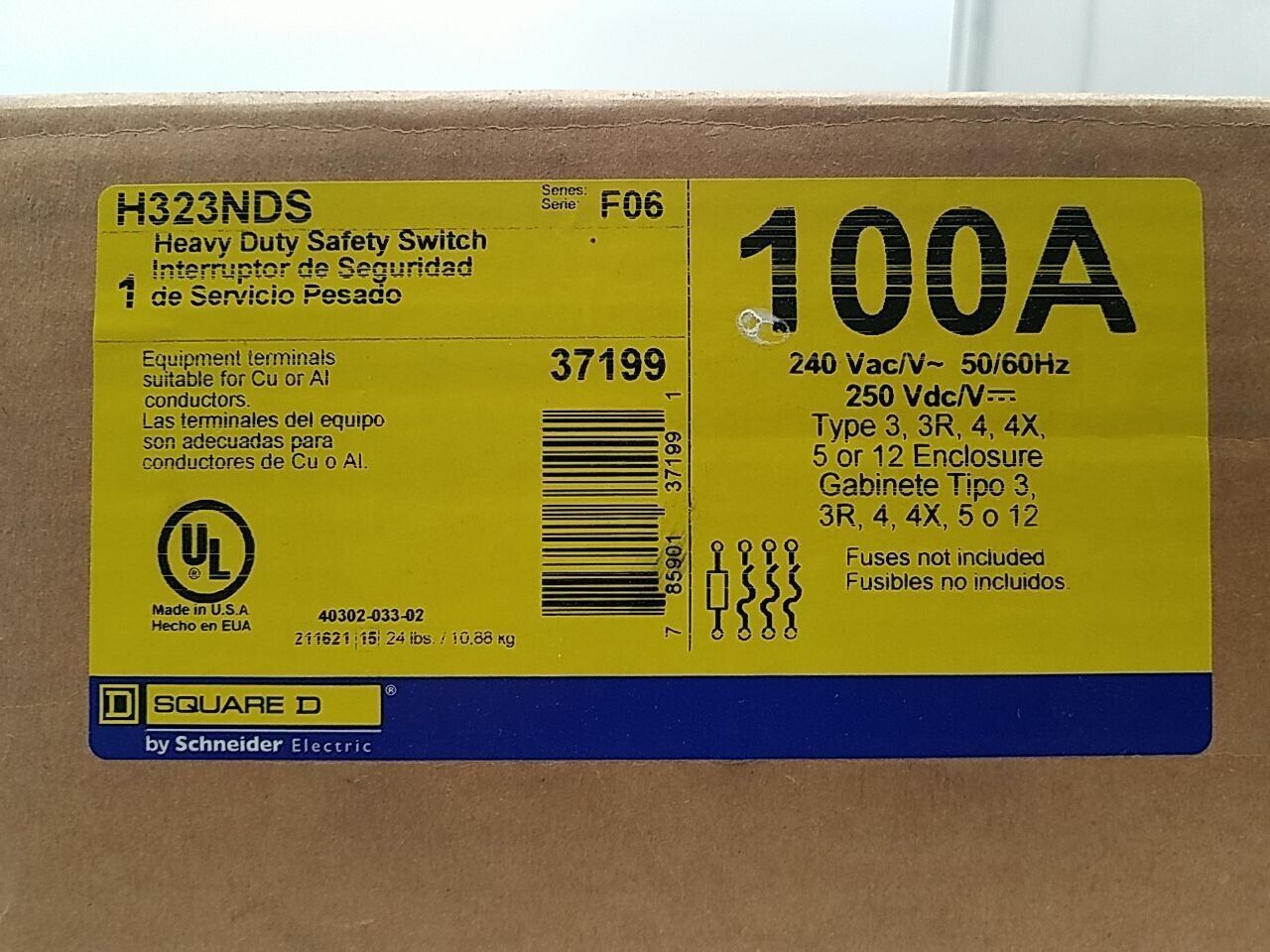 Square D H323NDS New