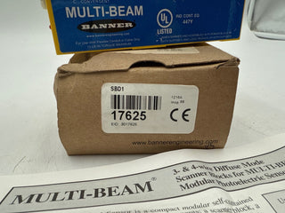Banner SBD1-17625 MULTI-BEAM Photoelectric Scanner Block Diffuse SBD117625 New
