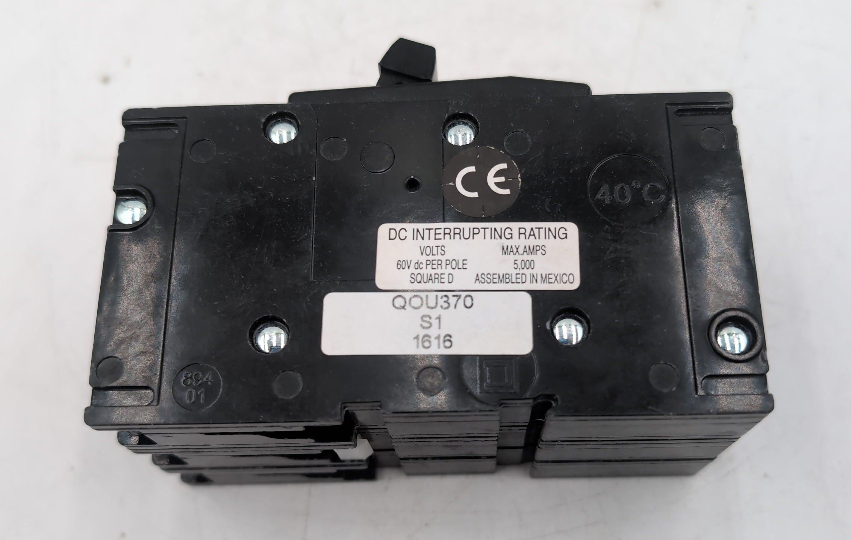 Square D QOU370 70 Amp 3 Pole Circuit Breaker 240V Type QOU Unit Mount New New
