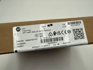 Allen Bradley 1756-IF16H 16PT Hart Analog Input Module CONTROLLOGIX RACK MOUNTABLE New