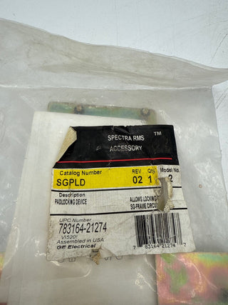 GE SGPLD Padlocking Device SG Frame Circuit Breakers SGHA SGLA Padlock New