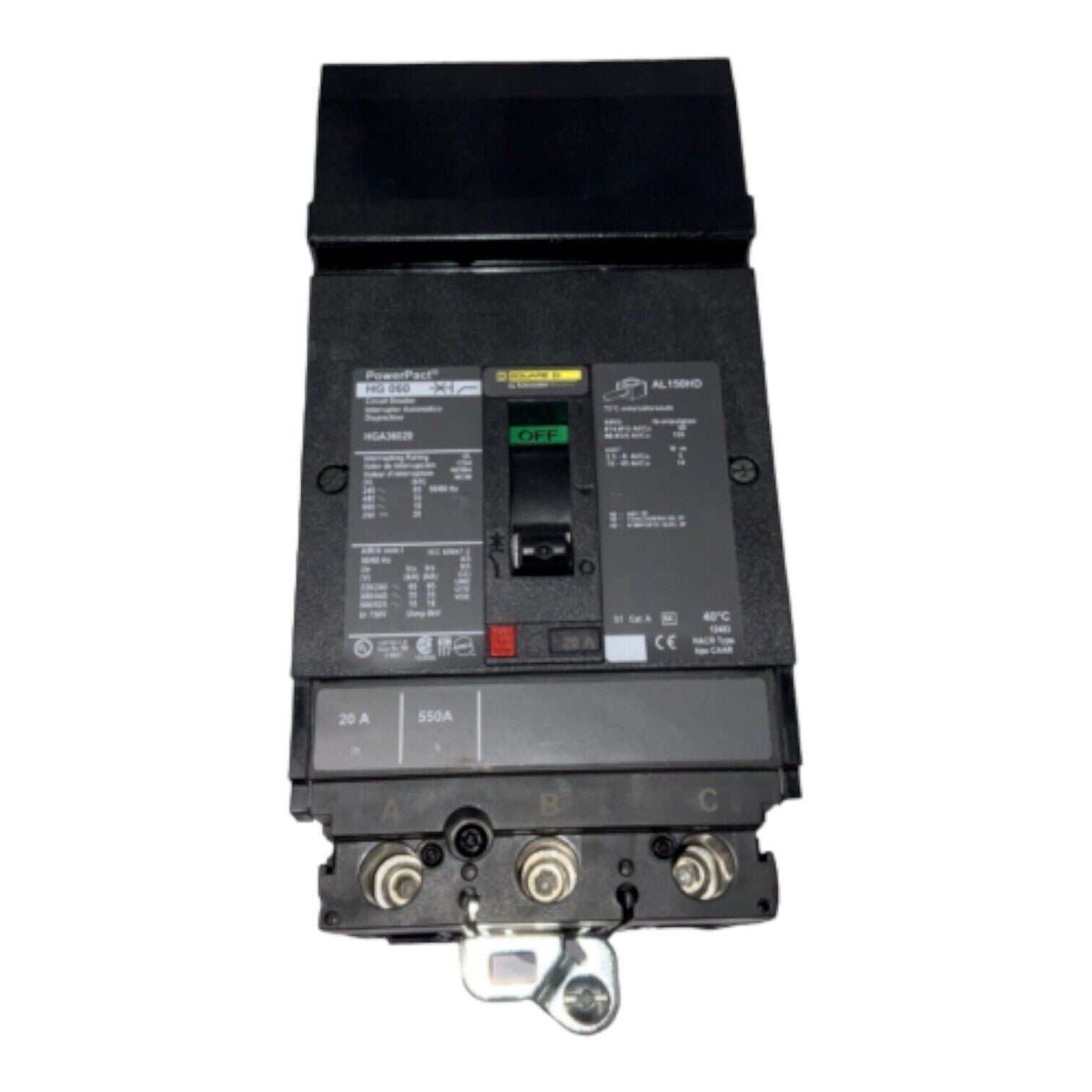 Square D HGA36020 New