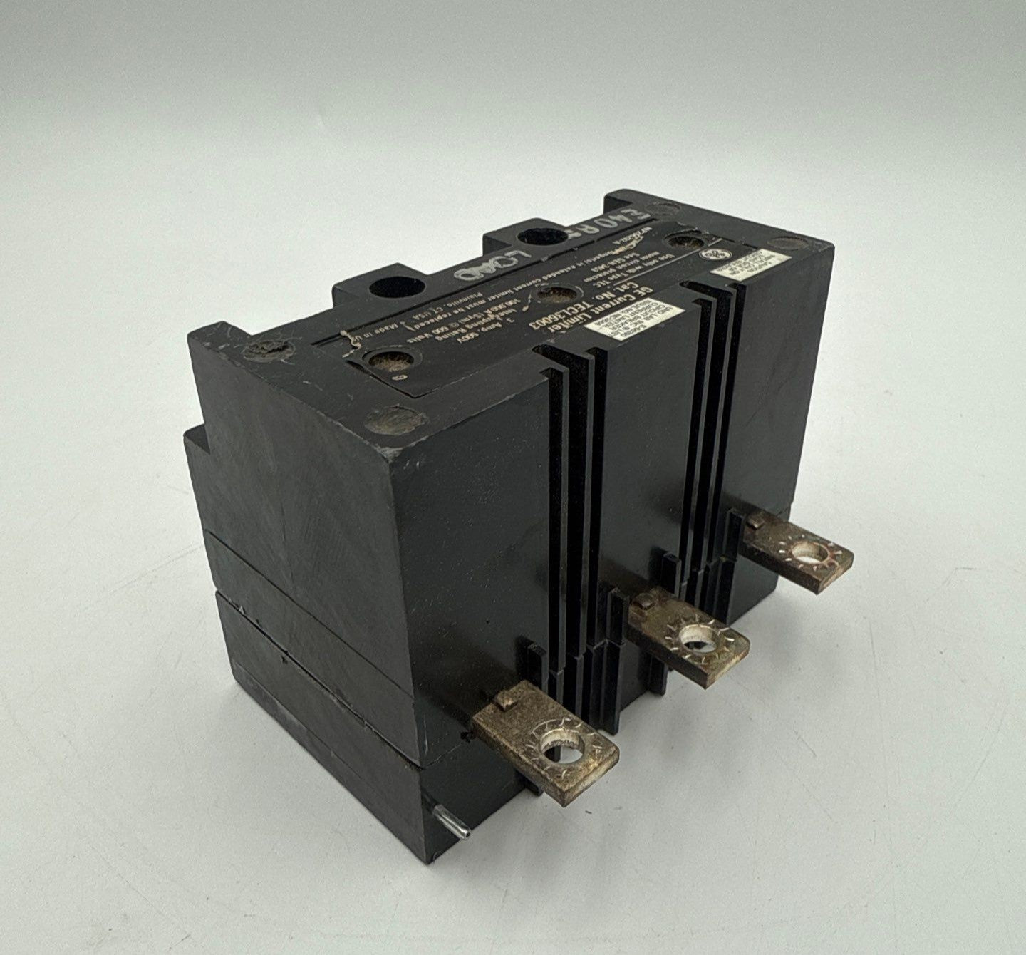 GE TECL36003 Current Limiter 3A 3P 600VAC 100kAIC 3 Amp 3 Pole Used