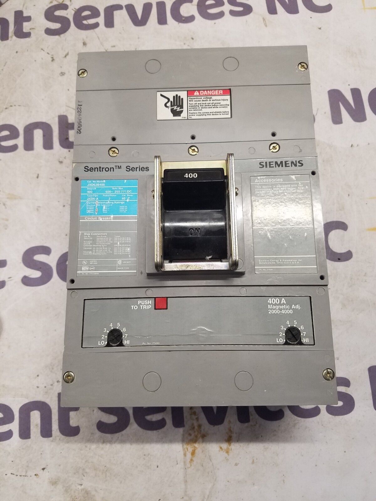 Siemens JXD62B400 Used