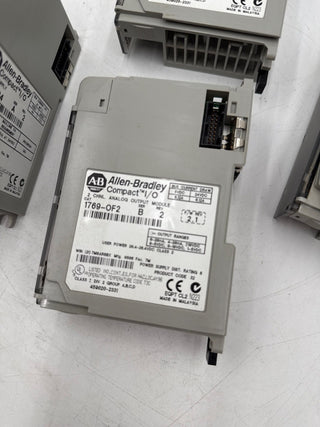 Allen Bradley 1769-PB4 Compact I/O Power Supply 1769-OF2 Output Module 1769-ECR Used