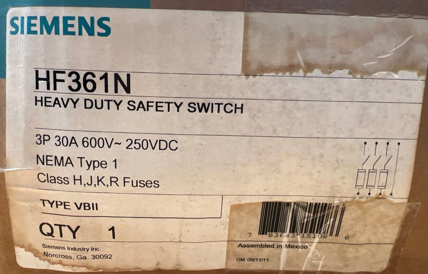 Siemens HF361N New