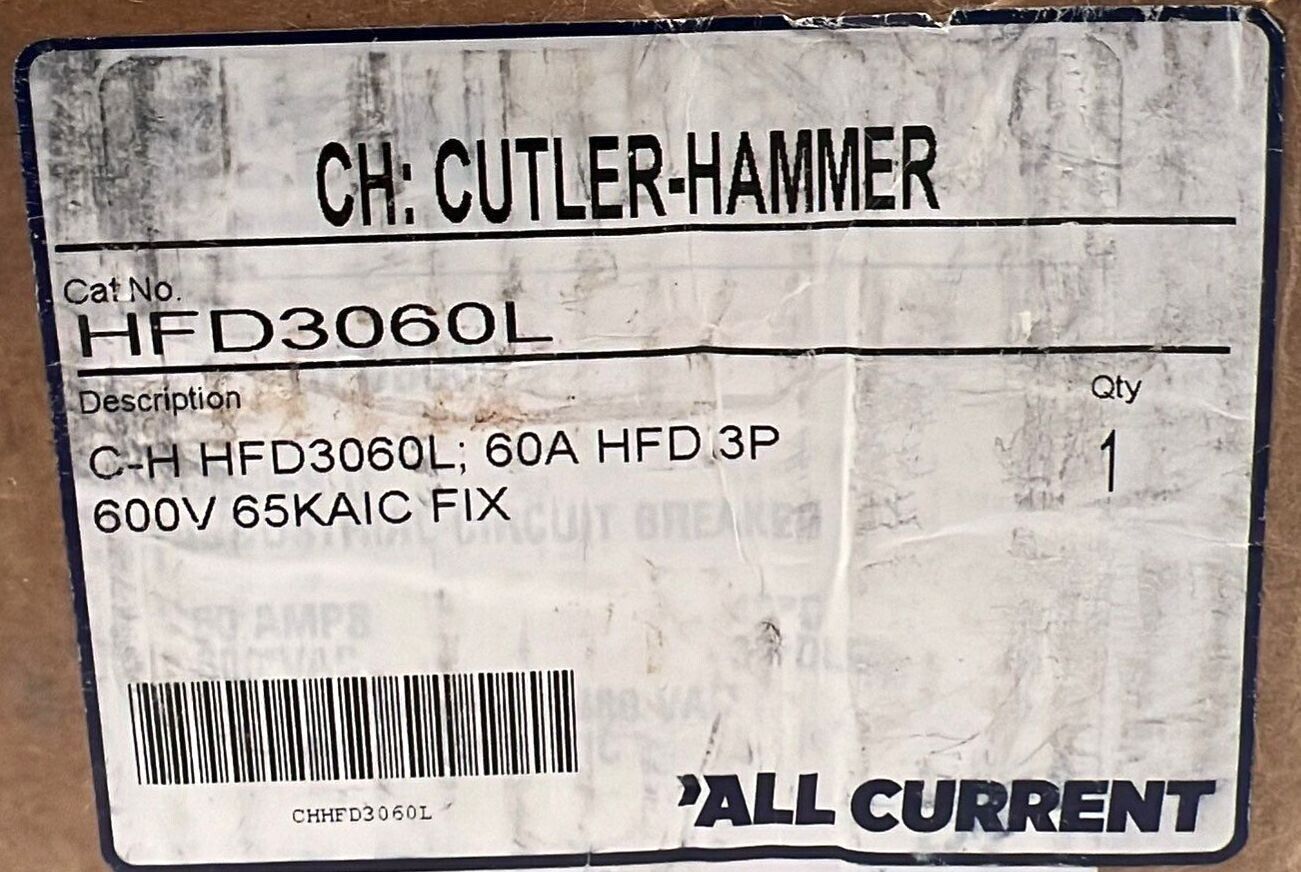 Cutler-Hammer HFD3060L New