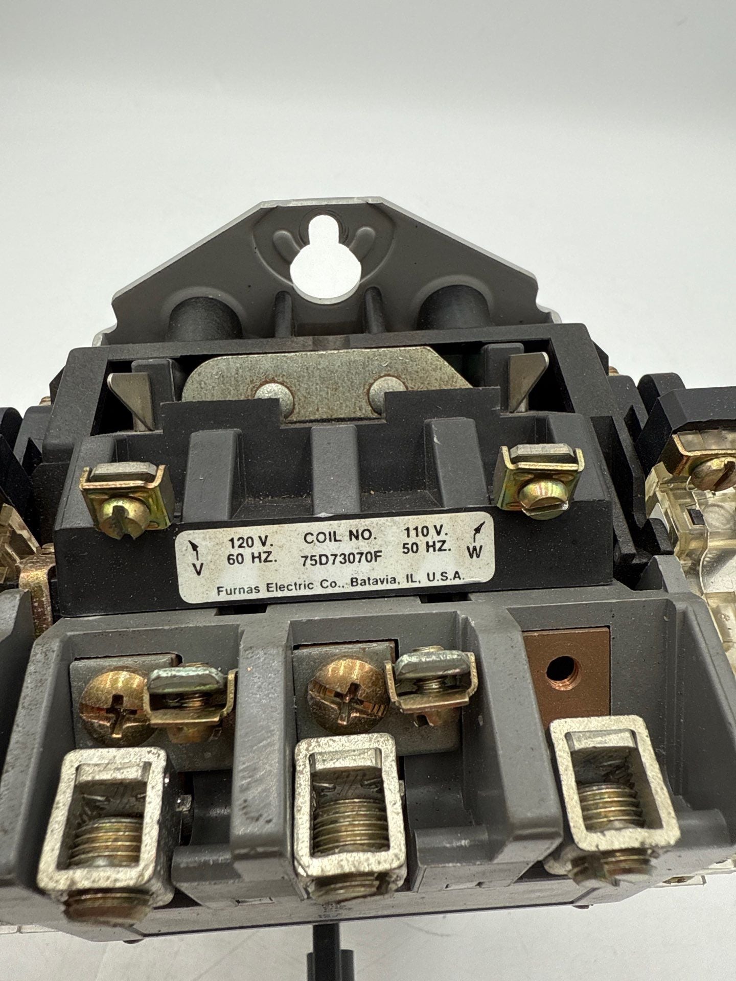 Furnas 14DP32AF71 Magnetic Starter 27A 3P 600V Size 1 Coil 110-120V Heater K63 Used