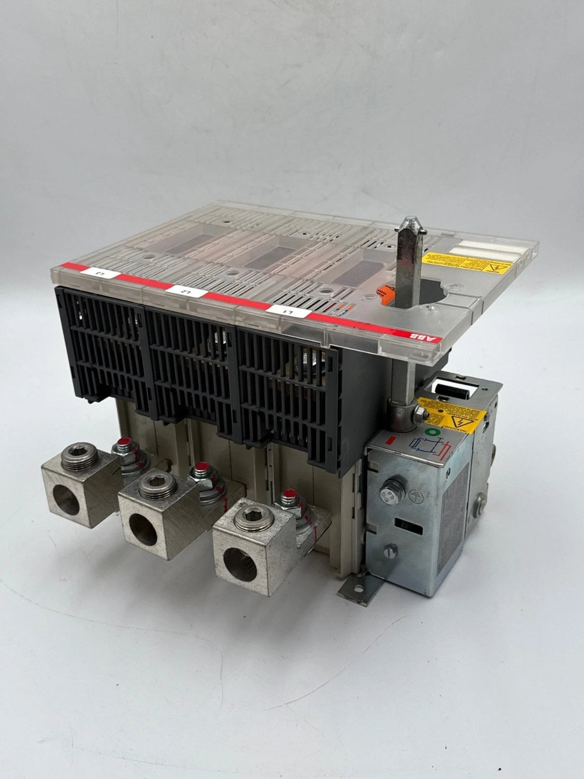 ABB OES400J3 Fused Disconnect Switch 400A 3P 600V 3PH 350HP 400 Amp Fuses AJT250 Used