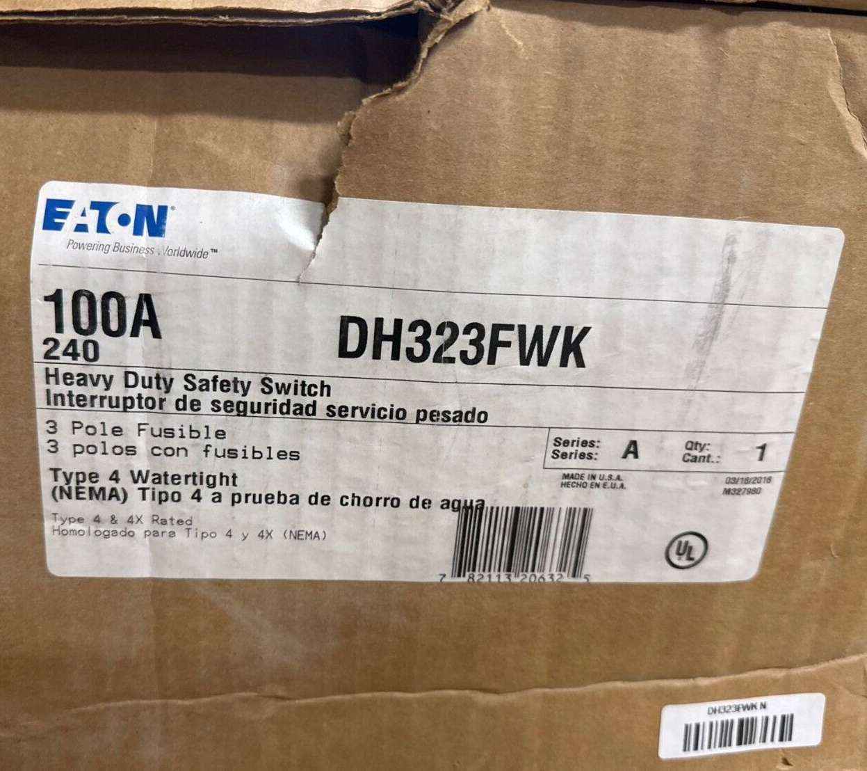 Eaton DH323FWK New