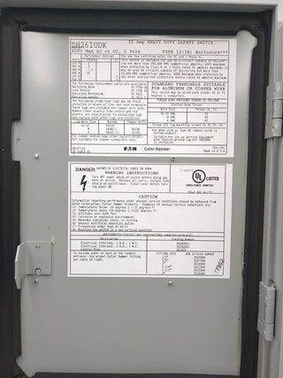 Eaton DH261UDK Used