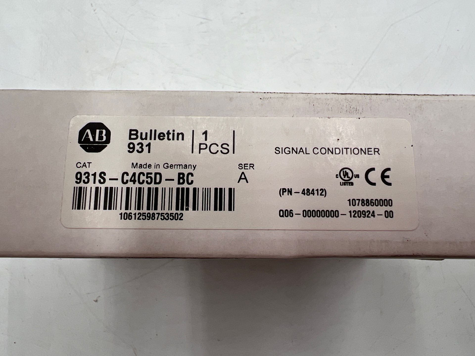 Allen Bradley 931S-C4C5D-BC New
