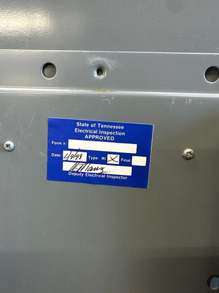 Square D NQOD Panelboard 225A 208Y/120V 3PH 42Cir 4W Indoor Encl MCB Q2L3200 P323 Used