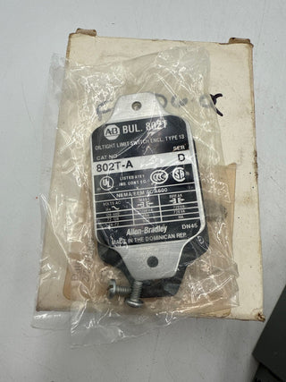 Allen Bradley 802T-A Oiltight Limit Switch Ser D Lever Type New