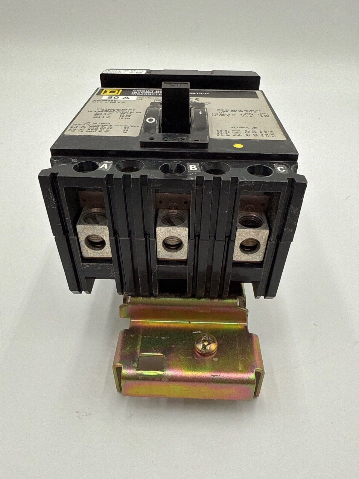 Square D FH36080 Used