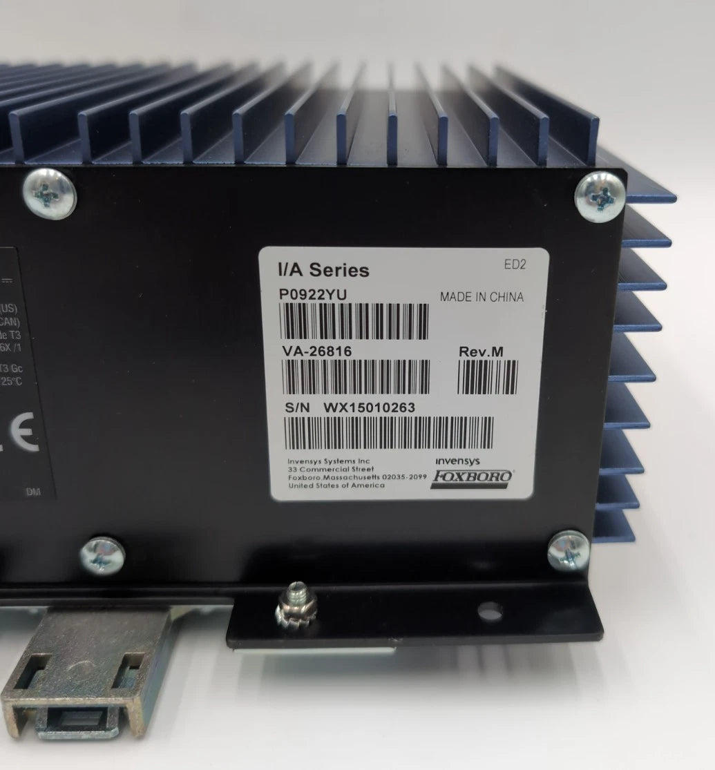 FOXBORO INVENSYS FPS400-24 I/A Series P0922YU Rev M Power Supply USED Used