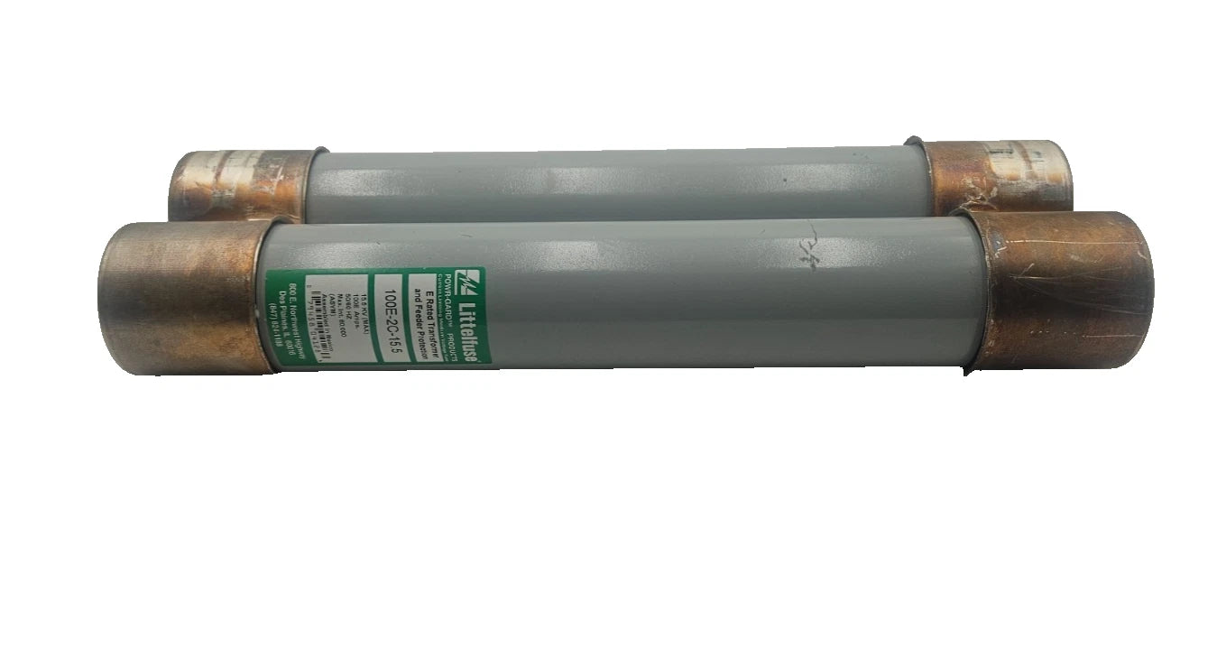 Littelfuse 100E-2C-15.5 E Rated Transformer and Feeder Protection Fuse Used