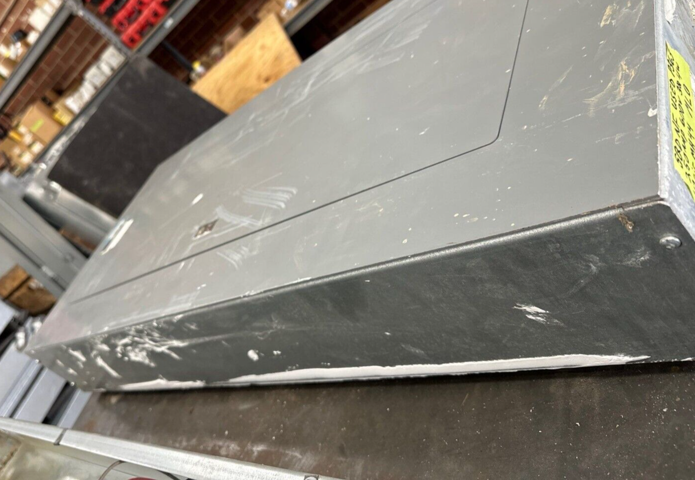 Square D NF Panelboard 250A 600V 3PH 4W Main Lug Panel Indoor Encl 42 Circuit P363 Used