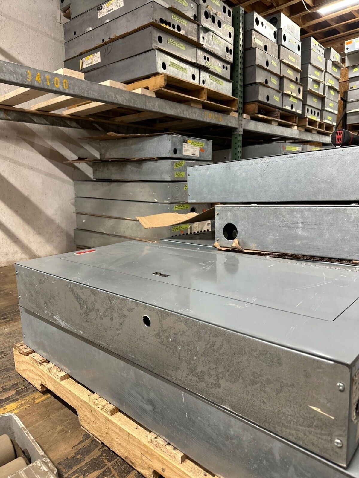 Square D NQOD Panelboard 100A 208Y/120V 3PH 4W 100 Amp Main Lug MLO 42 Circuit P263 Used