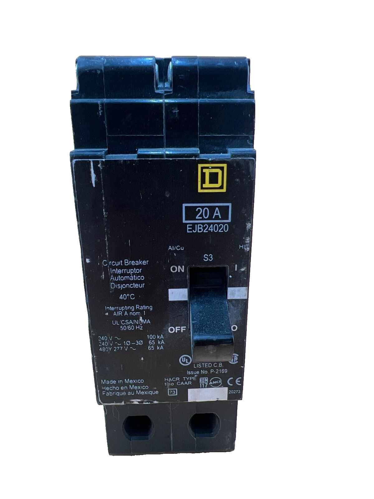 Square D EJB24020 Used